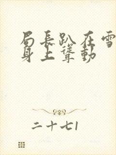 局长趴在雪白的身上耸动