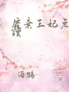 废弃王妃免费阅读