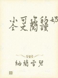 小可你的奶真大全文阅读