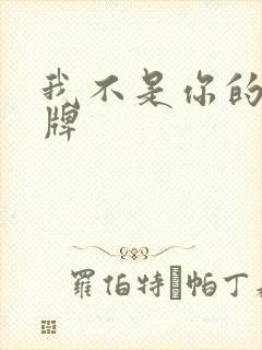 我不是你的乖乖牌