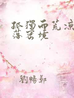 孤独而荒凉的失落密境