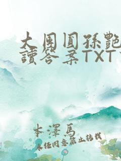 大团圆孙艳梅阅读答案TXT下载