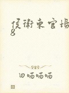 侯卫东官场笔记8