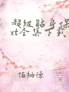 超级贴身保镖txt全集下载