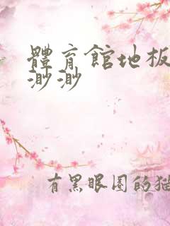 体育馆地板上c渺渺