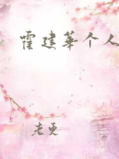 霍建华个人简历