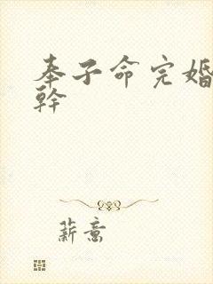 奉子命完婚 高干