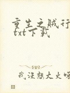 重生之贼行天下 txt下载
