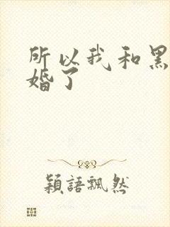 所以我和黑粉结婚了