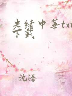 光绪中华txt下载