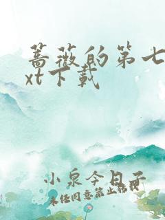 蔷薇的第七夜txt下载