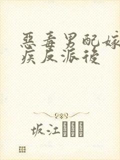 恶毒男配嫁给残疾反派后