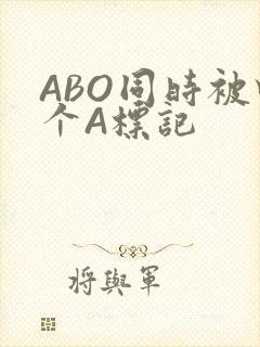 ABO同时被四个A标记