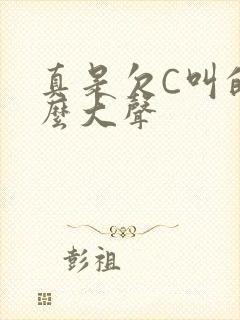 真是欠C叫的这么大声