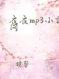 夜夜mp3小说网