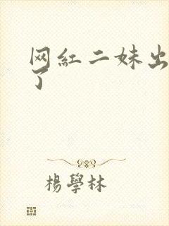 网红二妹出啥事了