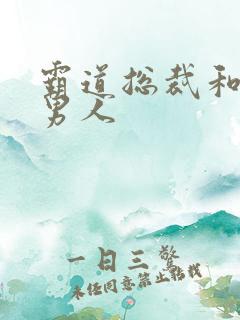 霸道总裁和他的男人