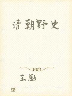 清朝野史