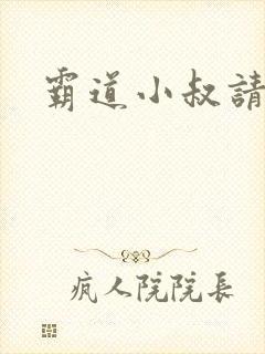 霸道小叔请轻撩