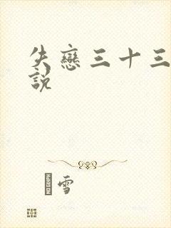 失恋三十三天小说