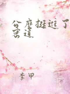公么挺进了我的密道