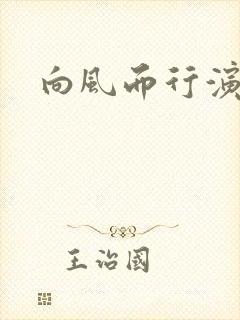 向风而行演员表