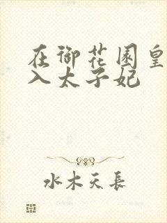 在御花园皇上进入太子妃