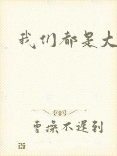 我们都是大导演