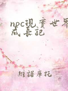 npc现实世界成长记