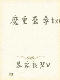 魔皇至尊txt