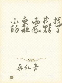 小东西我找到你的敏感点了