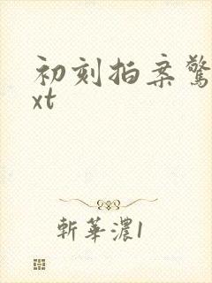 初刻拍案惊奇txt