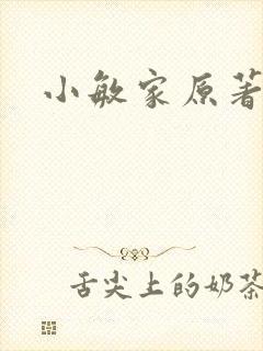 小敏家原著小说