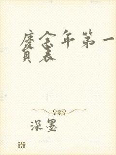 庆余年第一季演员表