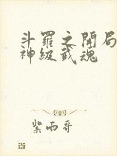 斗罗之开局签到神级武魂