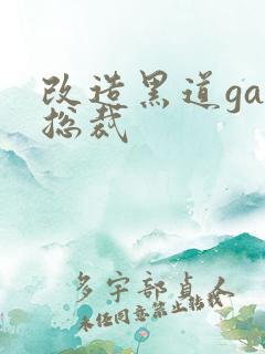 改造黑道gay总裁