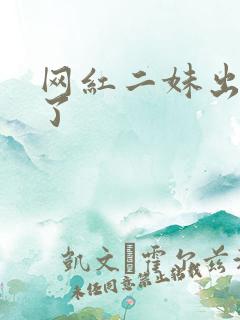网红二妹出啥事了
