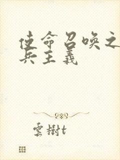 使命召唤之大炮兵主义