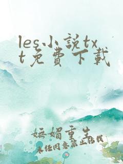 les小说txt免费下载