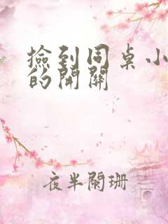 捡到同桌小玩具的开关