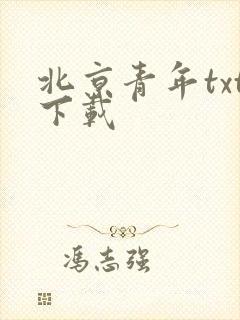 北京青年txt下载