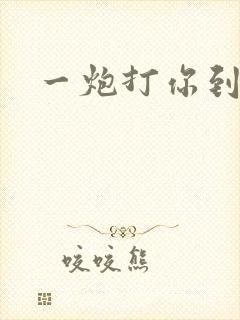 一炮打你到天亮