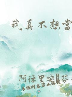 我真不想当圣师