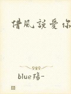 借风说爱你