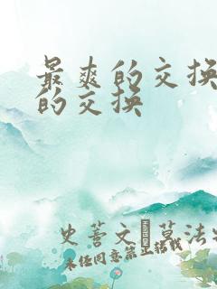 最爽的交换疯狂的交换