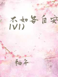 不如各自安好(1V1)