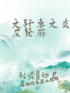 文轩车文爽到头皮发麻