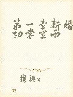 第一章新婚少妇初尝云雨