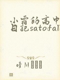 小霜的高中成长日记satofall