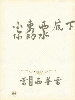 小东西底下都是你的水